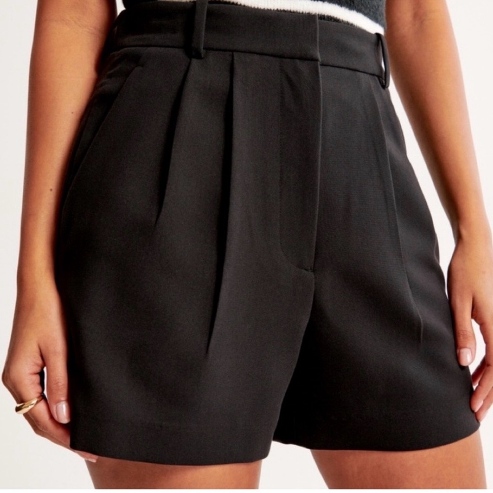 INC International Concepts Black High Waist Shorts